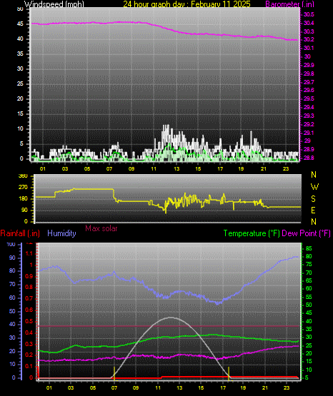 24 Hour Graph for Day 11