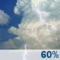 Saturday: A chance of showers and thunderstorms before 8am, then showers and thunderstorms likely. Mostly cloudy, with a high near 86. Chance of precipitation is 60%. Saturday: Chance Showers And Thunderstorms then Showers And Thunderstorms Likely