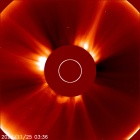 Latest LASCO C2 image of the Sun