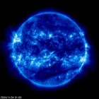 Click for time-lapse image of the sun