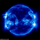 Click for time-lapse image of the sun